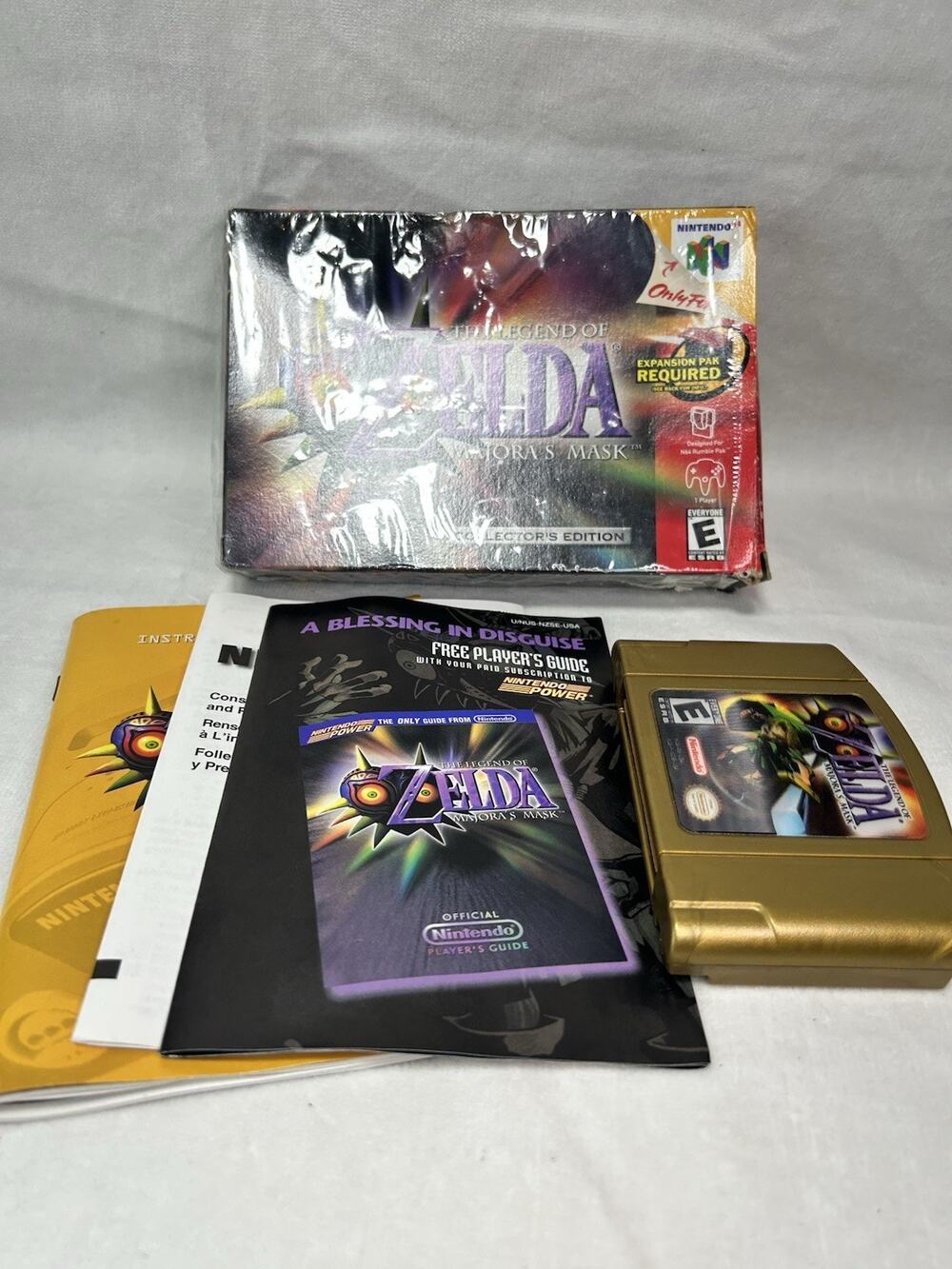 Zelda Majoras Mask Collectors Edition Nintendo 64 Complete CIB Holo Tested